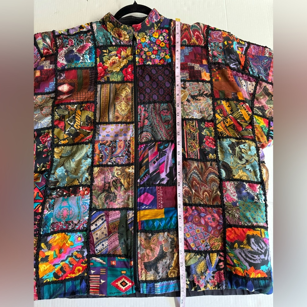 Vtg Patchwork Purple Marguerite Rubel San Francis… - image 7